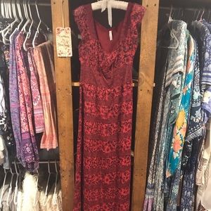 ISO This red floral free people dress